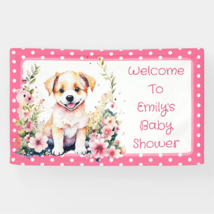 Banderoles Chien Chien Chien à thème Baby shower personnalisé