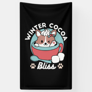 Banderoles Chien dans la Mug Festive pour Vibes de vacances -