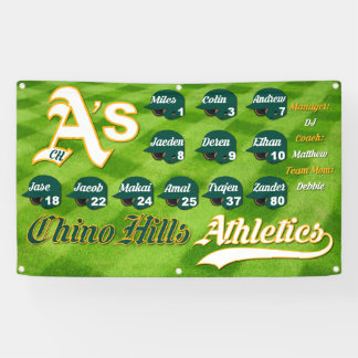 Banderoles Chino Hills AA A's Banner