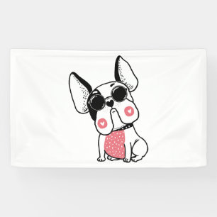Banderoles chiot mignon