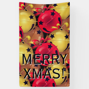 Banderoles Christmas Bells Bows Snowflics Holiday