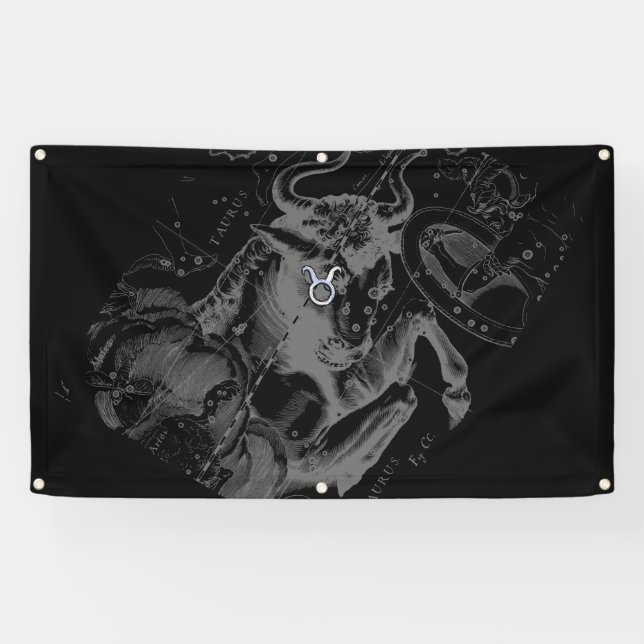 Banderoles Chrome Style Taurus Zodiac Connexion Hevelius Deco (Horizontal)