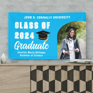 Banderoles Ciel Blue Graduation Party Graduation Photo