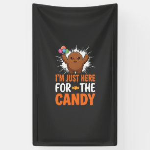 Banderoles Citation de monstre de bonbons d'Halloween Design