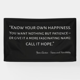 Banderoles Citation Du Sens Et De La Sensibilité I