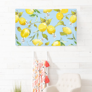 Banderoles citrons aquarelle 4
