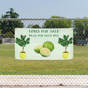 Banderoles Citrons Personnalisés Pour Vente Étalage De Fruits