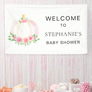 Banderoles Citrouille d'automne Baby shower de bienvenue
