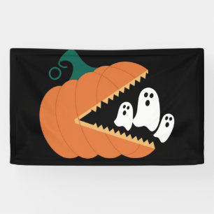 Banderoles Citrouille d'Halloween Drôles de fantômes Garçons