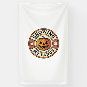 Banderoles Citrouille d'Halloween Faisant Pousser Mes Crocs B