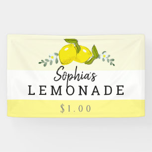 Banderoles Citrus citron Floral Lemonade Stand Kids
