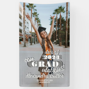 Banderoles Classe 2023 Bold Photo ConGRADulations Graduation
