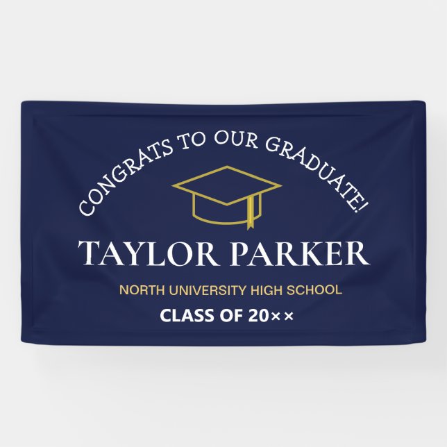 Banderoles classe 2025, classe 2026 graduation (Horizontal)