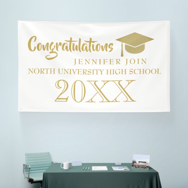 Banderoles classe 2025, classe 2026 graduation (Salon professionnel)