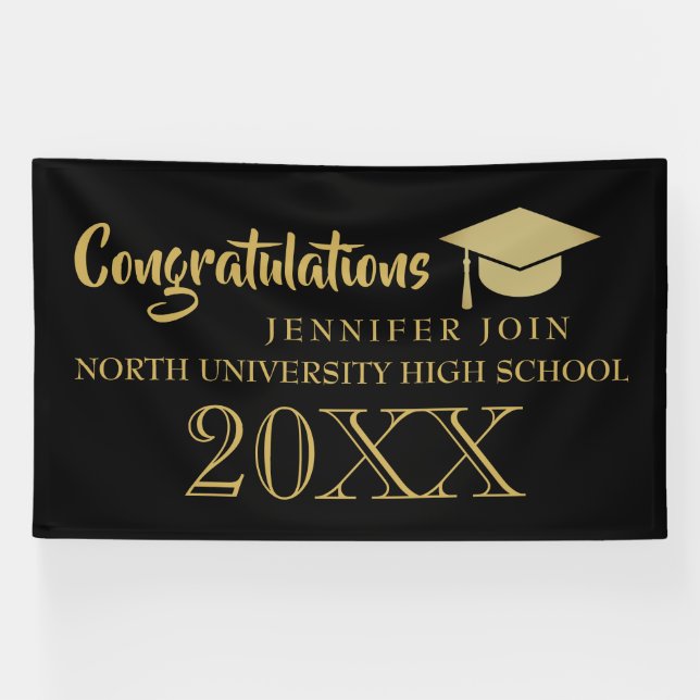 Banderoles classe 2025, classe 2026 graduation (Horizontal)