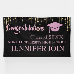 Banderoles classe 2025, classe 2026 graduation