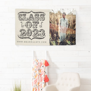Banderoles Classe de 2023 Graduation Banner Vinyl Poster