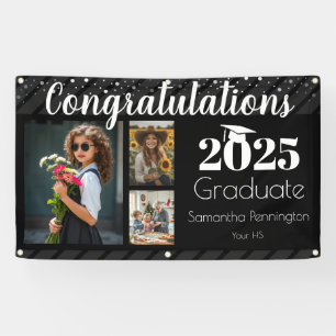 Banderoles Classe de fin d'études de 2025 Collage photo