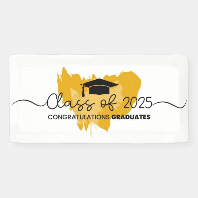 Banderoles Classe des diplômés du Congrès 2025 (Horizontal)