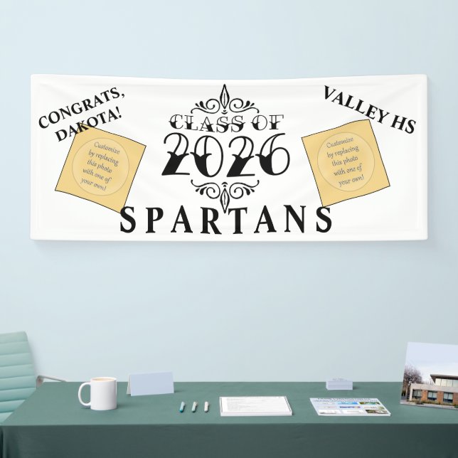 Banderoles Classe Tat de 2026 Graduation (Salon professionnel)