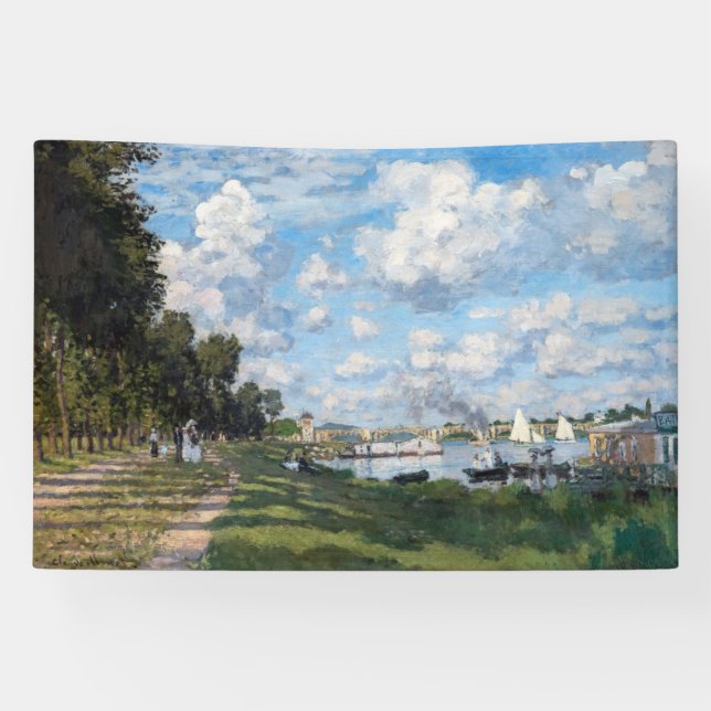 Banderoles Claude Monet - Le Bassin d'Argenteuil (Horizontal)