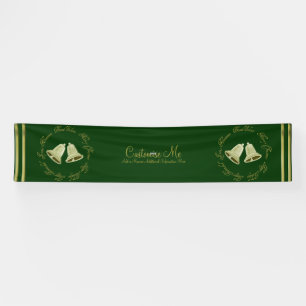 Banderoles Cloches brillantes en or