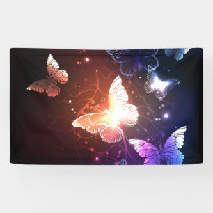 Banderoles Clowing Night Butterflies