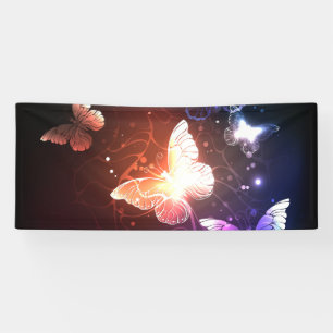 Banderoles Clowing Night Butterflies