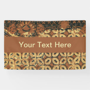 Banderoles Coffee Bean Earthy Boho Rustique
