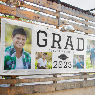 Banderoles Collage de photos Classe d'études de 2023