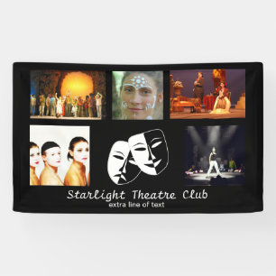 Banderoles Collage fait sur commande de photo de club de