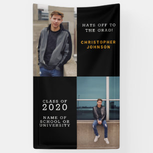 Banderoles Collage photo vertical tendance Graduation