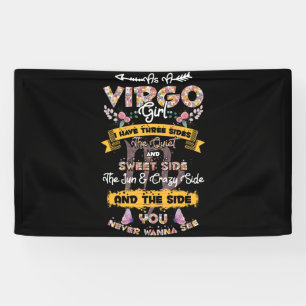 Banderoles Comme une fille de la Virgo anniversaire Astrologi