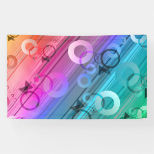 Banderoles Composition Abstraite