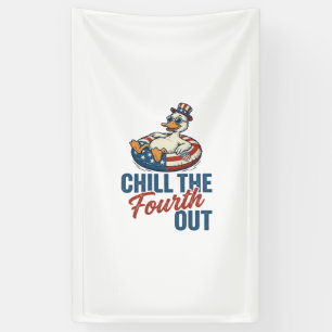 Banderoles Conception de T-shirt de canard patriotique pour r