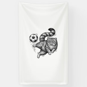 Banderoles Conception de T-shirt de kick de foot de chat de g