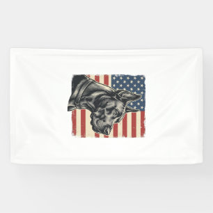 Banderoles Conception de vecteur de drapeau patriotique Grand