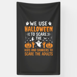 Banderoles Conception d'Halloween pour enfants banquiers adul