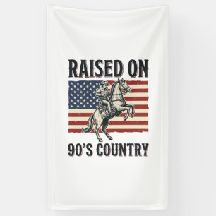Banderoles Conçu pour Chemise Western Cowboy Country 90s_