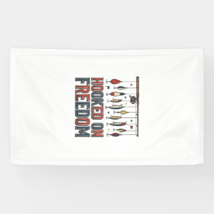 Banderoles Conçu pour la liberté Chemise de pêche patriotique