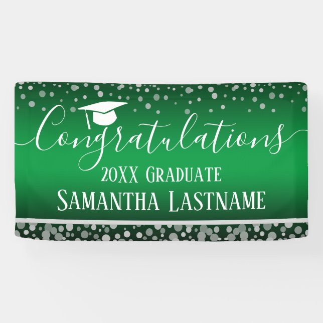 Banderoles Confetti Graduation Party 2024 (Horizontal)