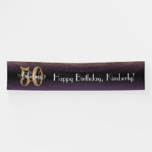 Confettis dorés 50 & Fabuleux, Ombré noir et viole