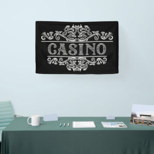 Banderoles cool Casino amoureux fête