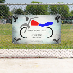 Banderoles Cool Dirt Vélo Masculine 16e Anniversaire Banniè