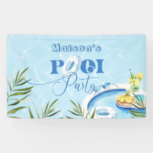 Banderoles Cool pool fête d'anniversaire sans sexe