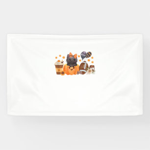 Banderoles Coquette Halloween Cute Chat Citrouille Football A