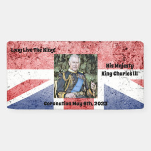 Banderoles Coronation King Charles III modifiable