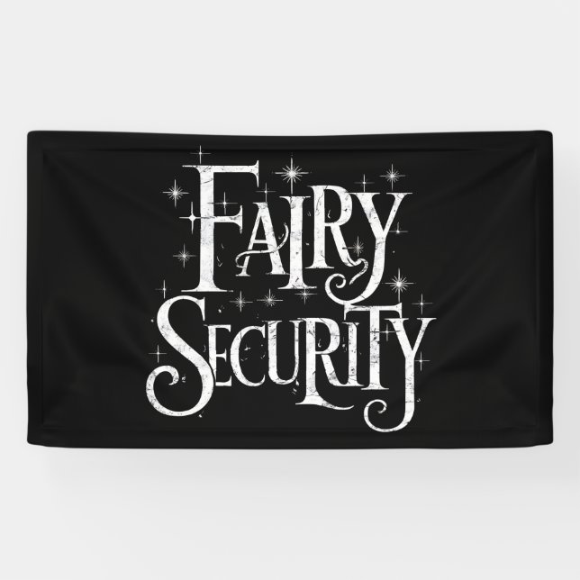 Banderoles Costume drôle de fée de sécurité pour Halloween  (Horizontal)