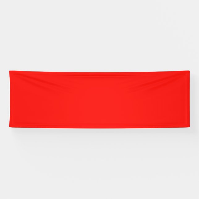 Banderoles couleur bonbon pomme rouge (Horizontal)