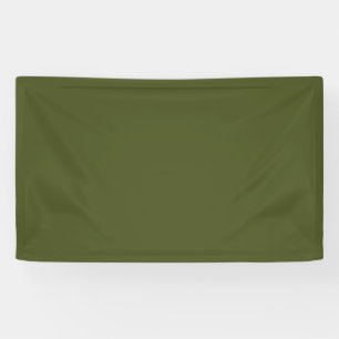 Banderoles Couleur solide verte de l'Armée